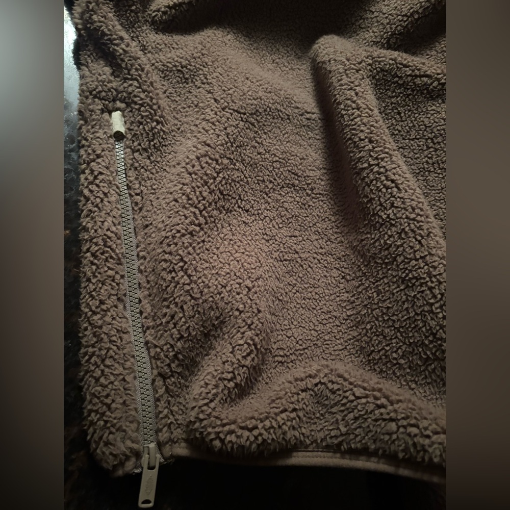 NWOT Free People Movement Drifter Quilted Crew Fossil Combo Pullover Fleece Sm - Picture 11 of 12